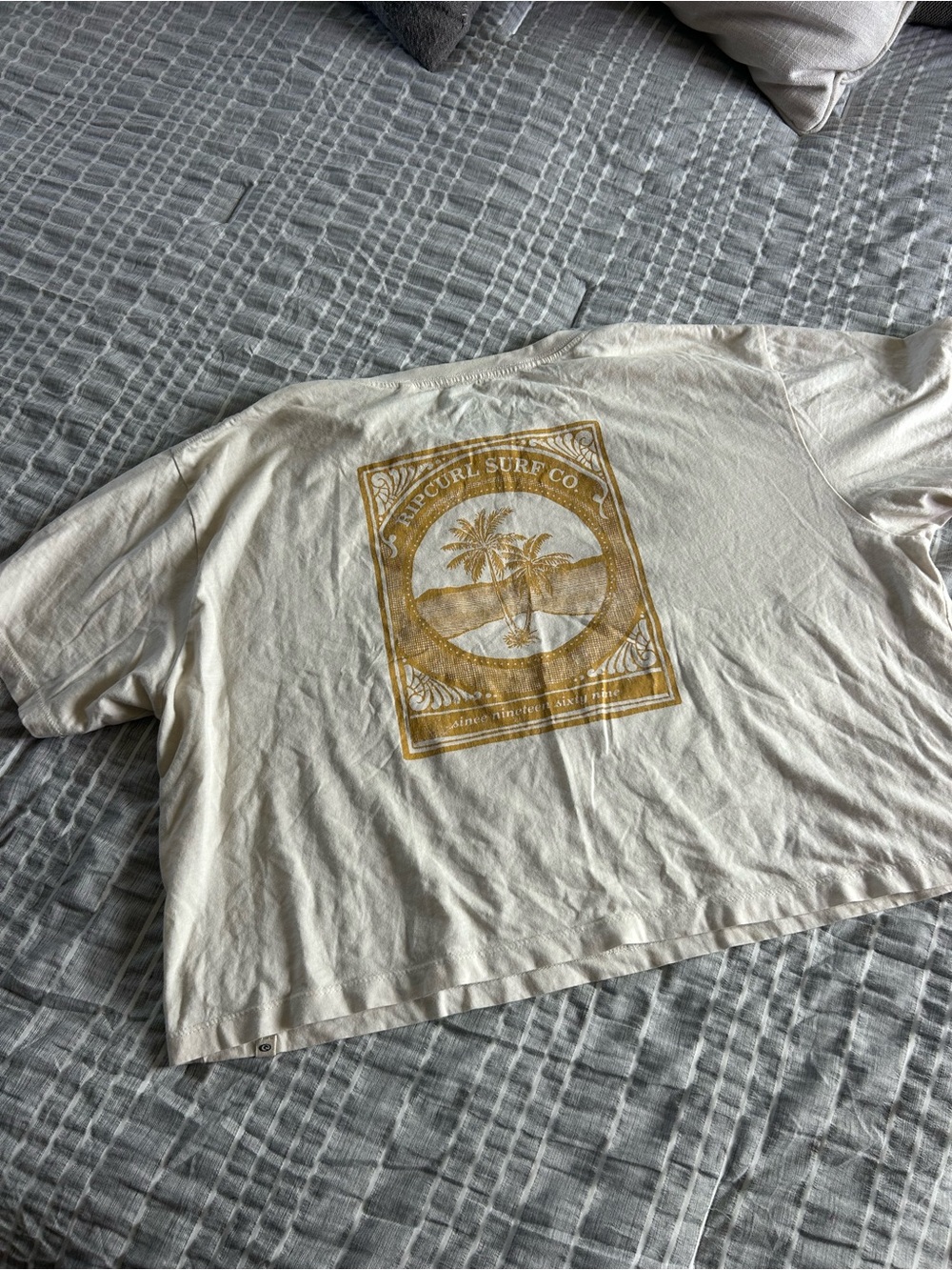 Rip Curl Surf Co. Cream Graphic T-Shirt